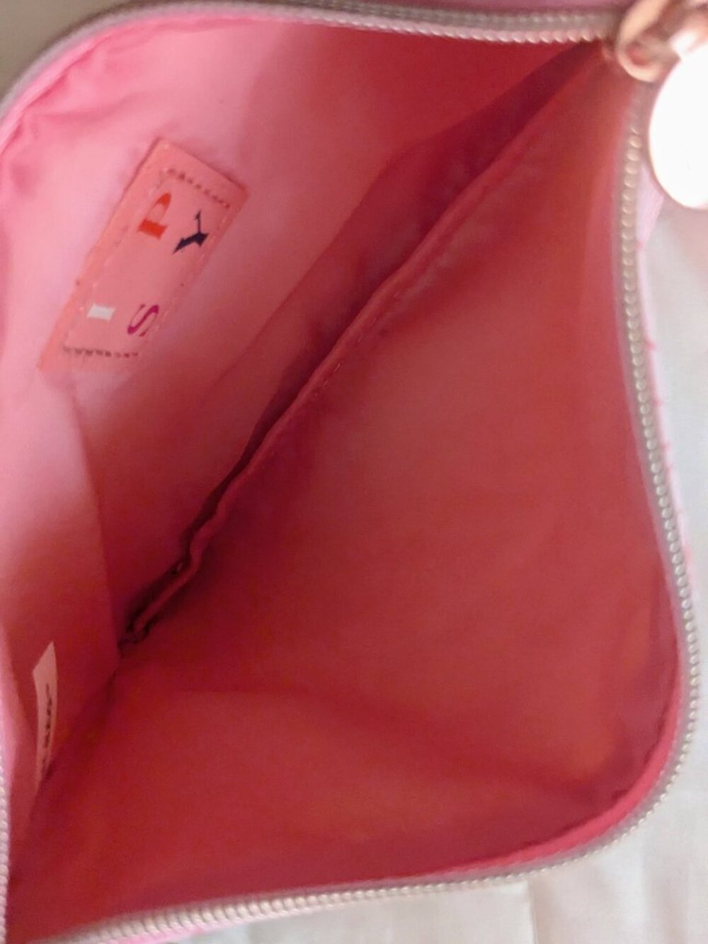 IPSY Glam Bag Flower Power Cosmetic Travel Pouch Rose Gold Peony Pink May 2021 - Picture 6 of 6
